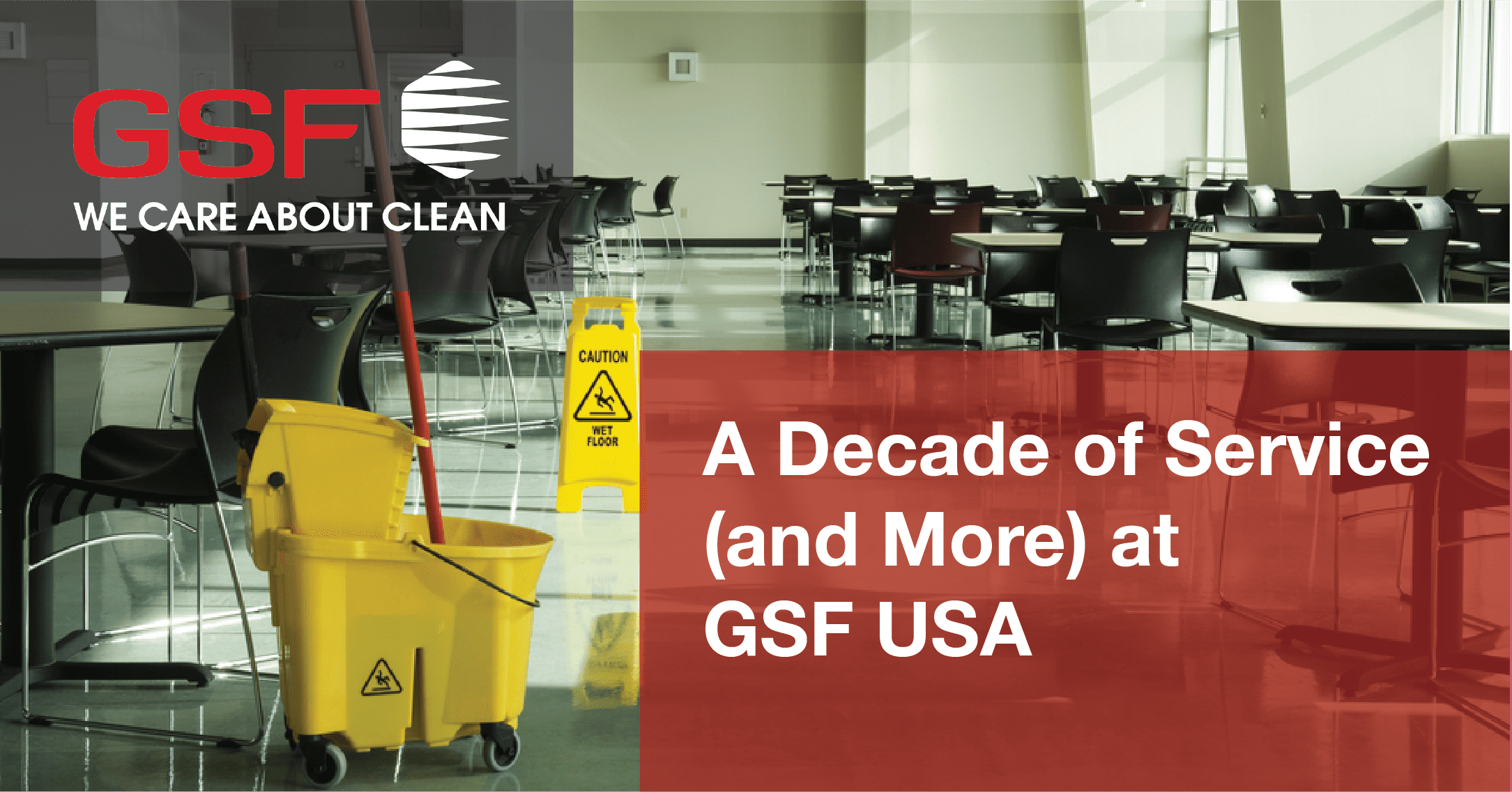 A decade of service at GSF USA banner