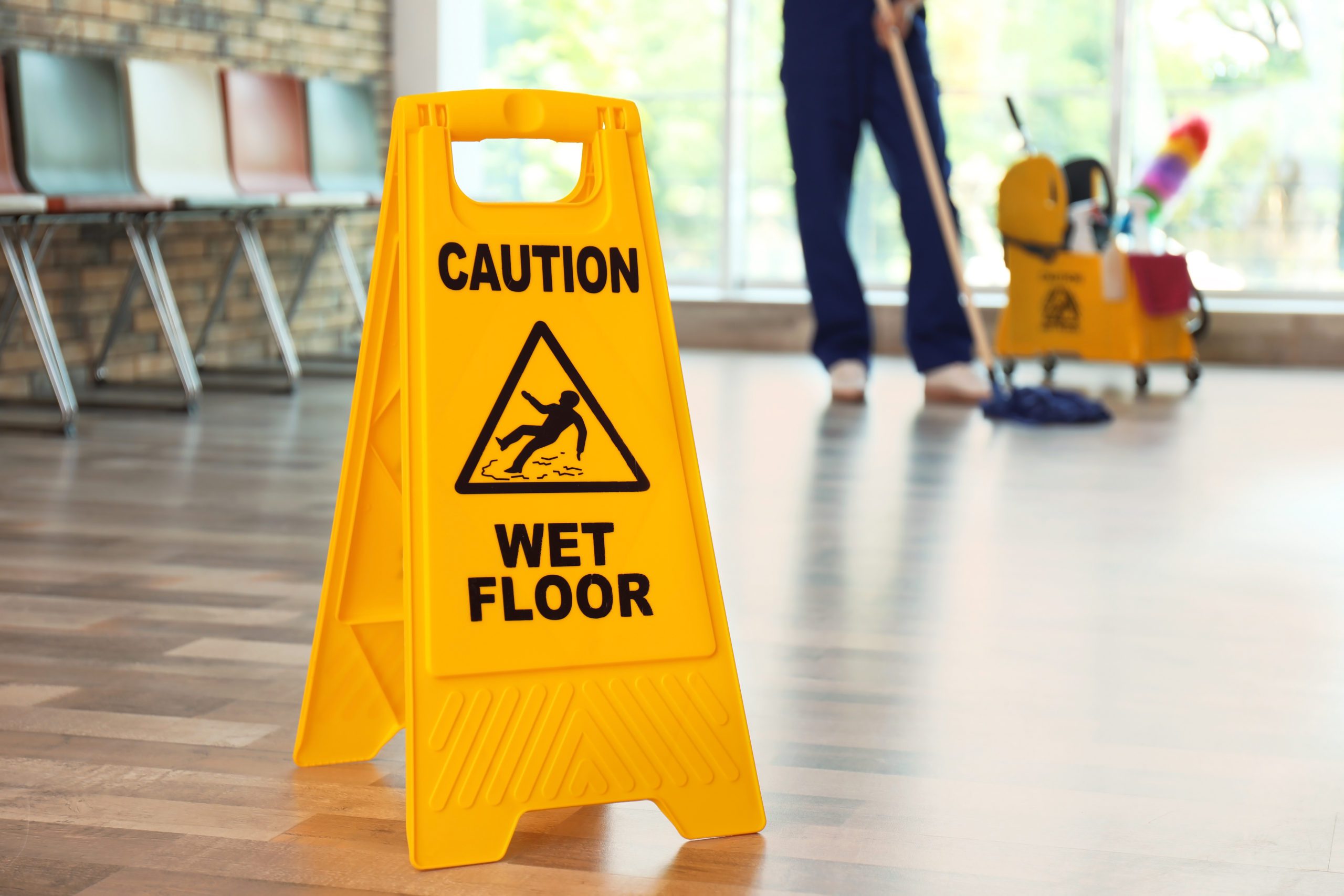 Safety sign - Reducing the Risk of Slips and Falls in the Workplace