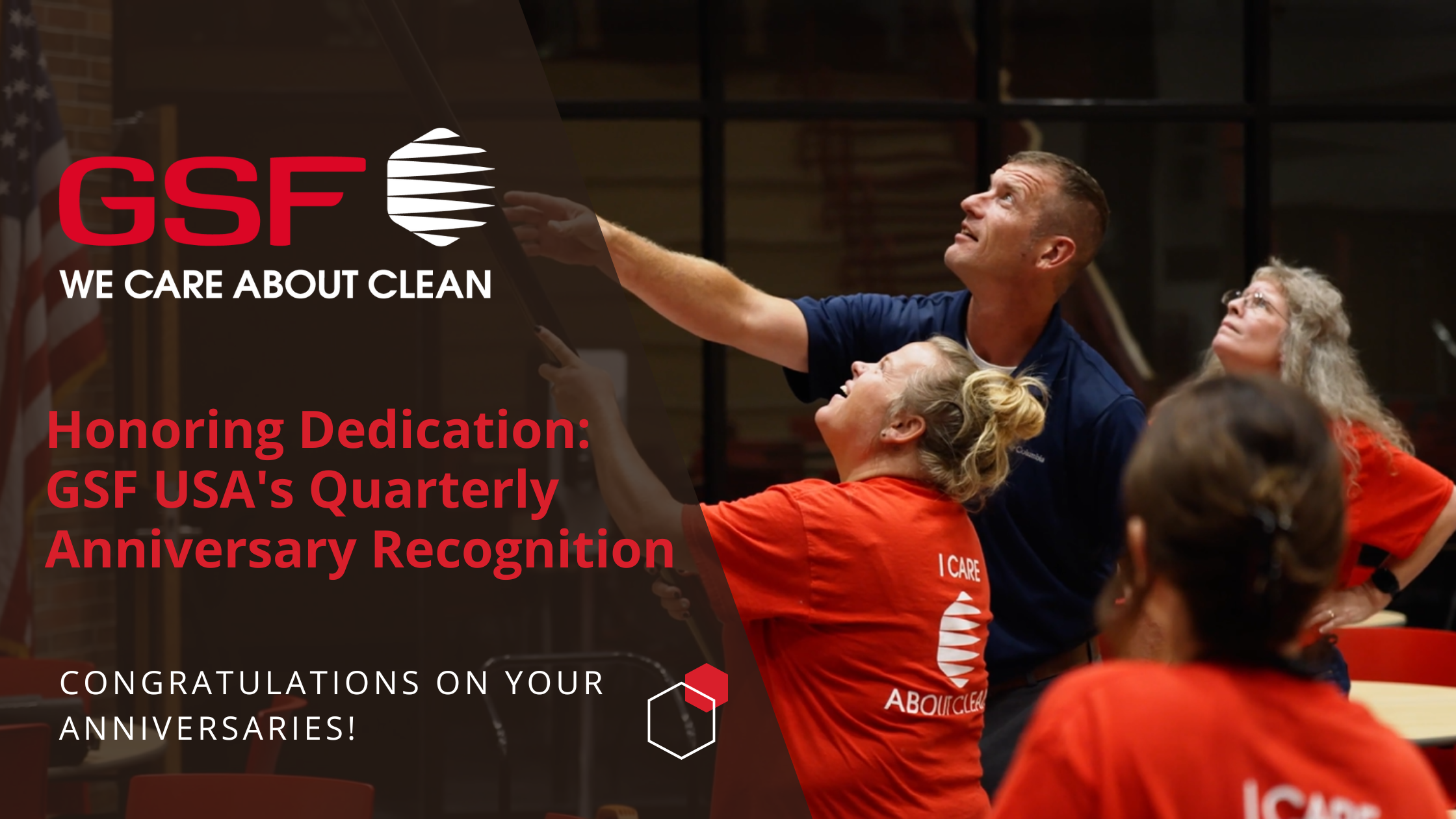 Honoring Dedication: GSF USA’s Quarterly Anniversary Recognition